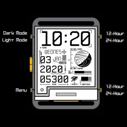 ESP32 Smart Watch E-Paper Watch Black PCB+Electronic Components WATCHY E-INK WATCH BASED On ESP32 Type-C Port