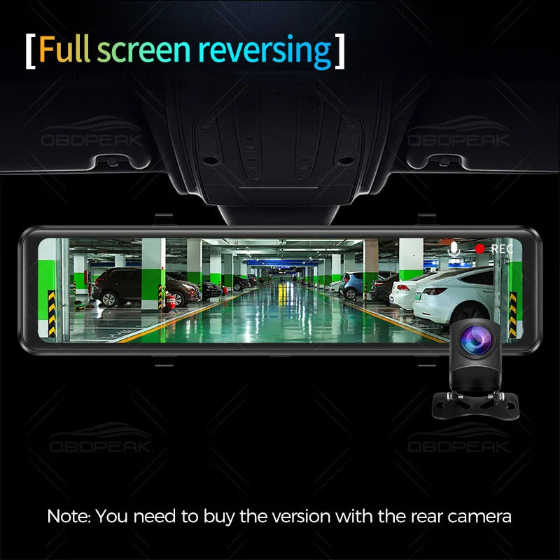 "K4 11.26" Carplay & Android Auto Enabled Dash Cam: Ultimate Driving Assistant"
