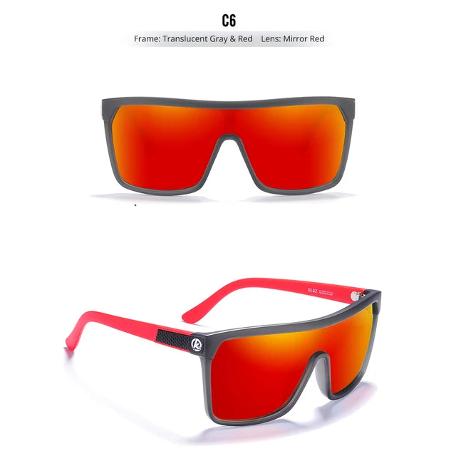 Experience Ultimate Comfort & Style with KDEAM One-Piece Polarized Sunglasses for Men & Women