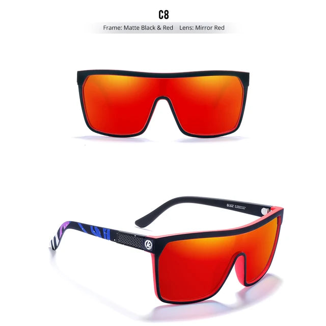 Experience Ultimate Comfort & Style with KDEAM One-Piece Polarized Sunglasses for Men & Women