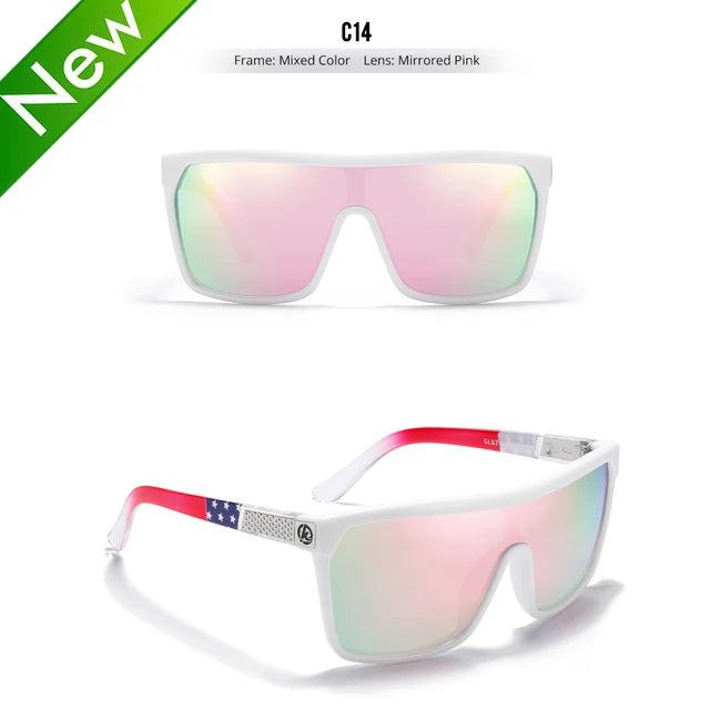 Experience Ultimate Comfort & Style with KDEAM One-Piece Polarized Sunglasses for Men & Women