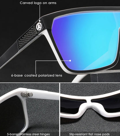Experience Ultimate Comfort & Style with KDEAM One-Piece Polarized Sunglasses for Men & Women