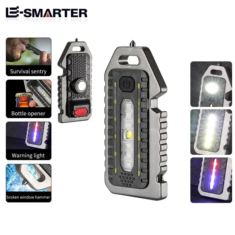 Mini LED and rescue Flashlight