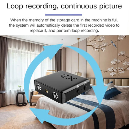 Lenovo XD Full HD 1080p Mini Secret Camera WiFi Night Vision Camera IR-CUT Home Security Camera HD Video Recorder Waterproof