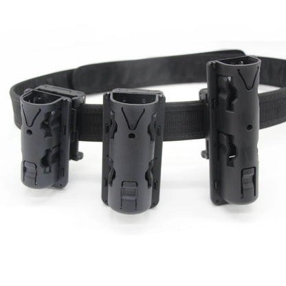 "Multifunctional MOLLE Baton Holster with 360 Degree Rotation for Tactical and Outdoor Use"