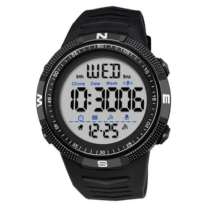Military Sport Watch Mens Clock Fashion Brand SANDA Digital Wristwatch Shockproof Countdown Watches Waterproof Hour Bracelet