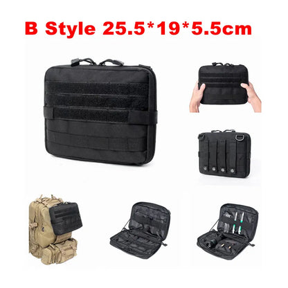 Military Tactical Molle Medical First Aid Pouch Outdoor Sport Nylon Multifunction Backpack Accessory Army EDC Hunting Tool Bag