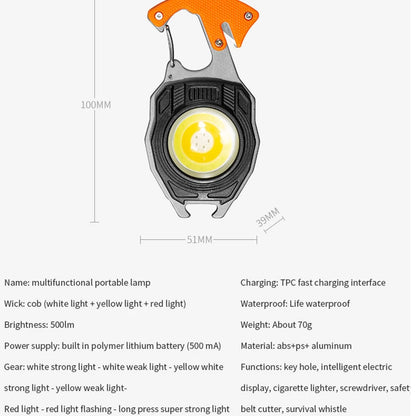 Multi-Functional LED Flashlight