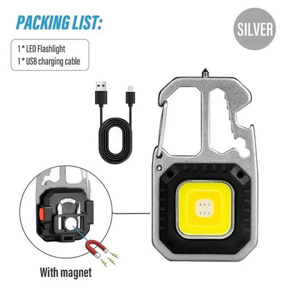 SPECIAL SALE- Portable Flashlight Emergency COB Work Light