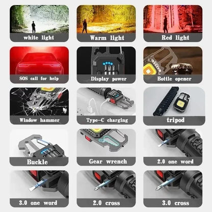 SPECIAL SALE- Portable Flashlight Emergency COB Work Light