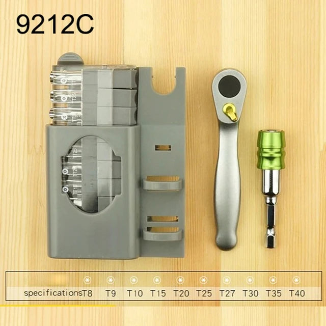 Mini Ratchet wrench screwdriver bit set ,Multi Functional Tool.