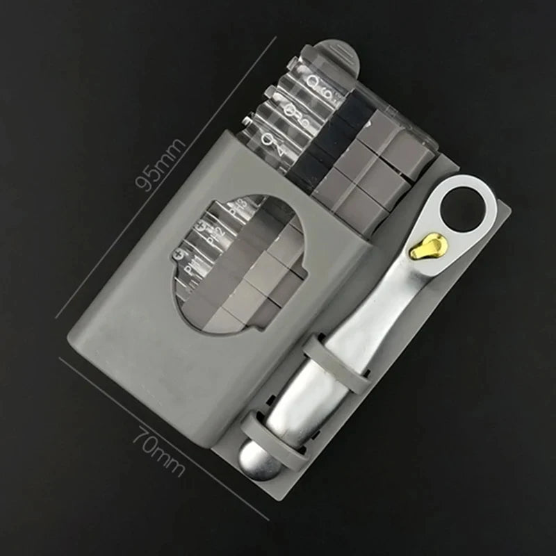 Mini Ratchet wrench screwdriver bit set ,Multi Functional Tool.