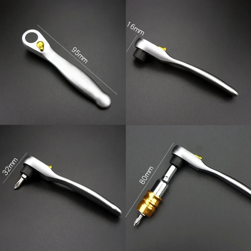 Mini Ratchet wrench screwdriver bit set ,Multi Functional Tool.