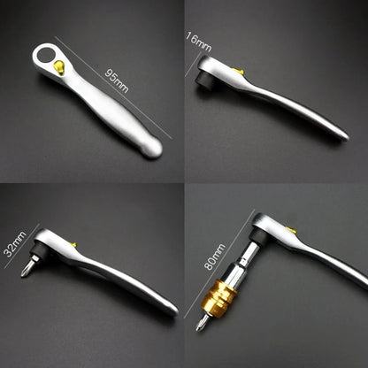 Mini Ratchet wrench screwdriver bit set ,Multi Functional Tool.