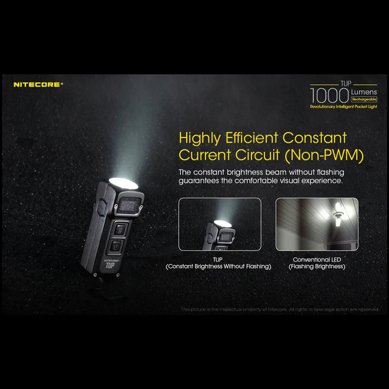 Intelligent Pocket Light 1000 Lumen Hard Light