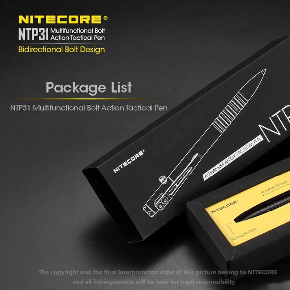 Optimize Your Safety with the NITECORE NTP31 Tactical Pen
