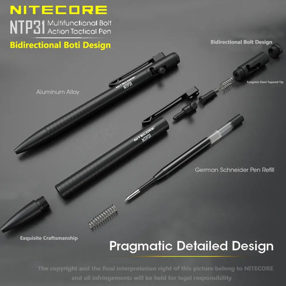 Optimize Your Safety with the NITECORE NTP31 Tactical Pen