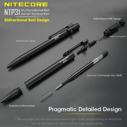 Optimize Your Safety with the NITECORE NTP31 Tactical Pen
