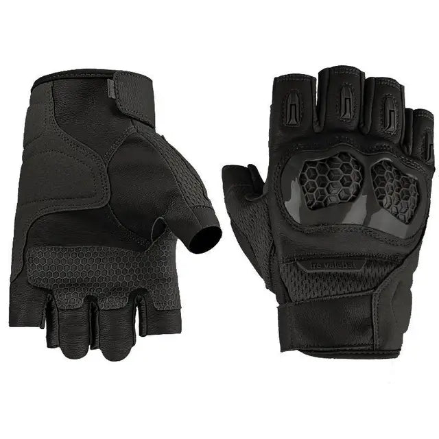 New Men Half Finger Tactical Gloves Shock Absorbing