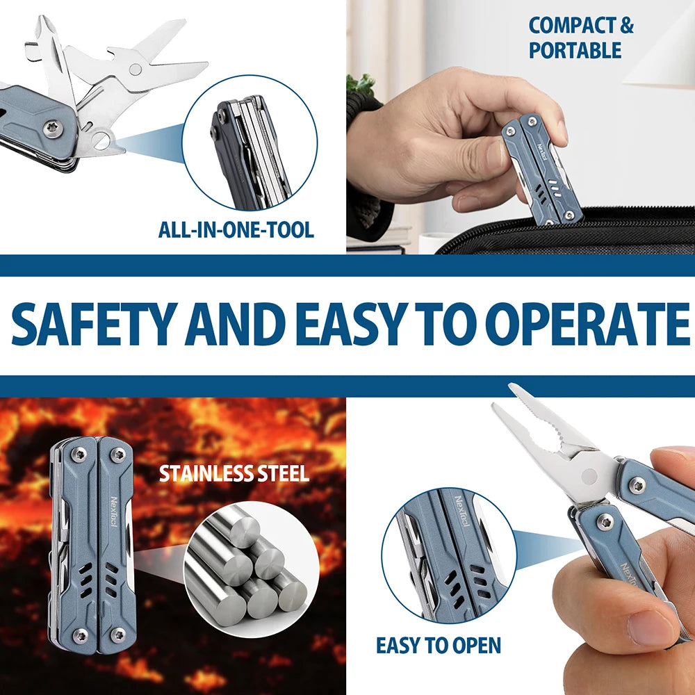 "Nextool Sailor Pro 14-in-1 Multitool: Essential Outdoor & Survival Gear"