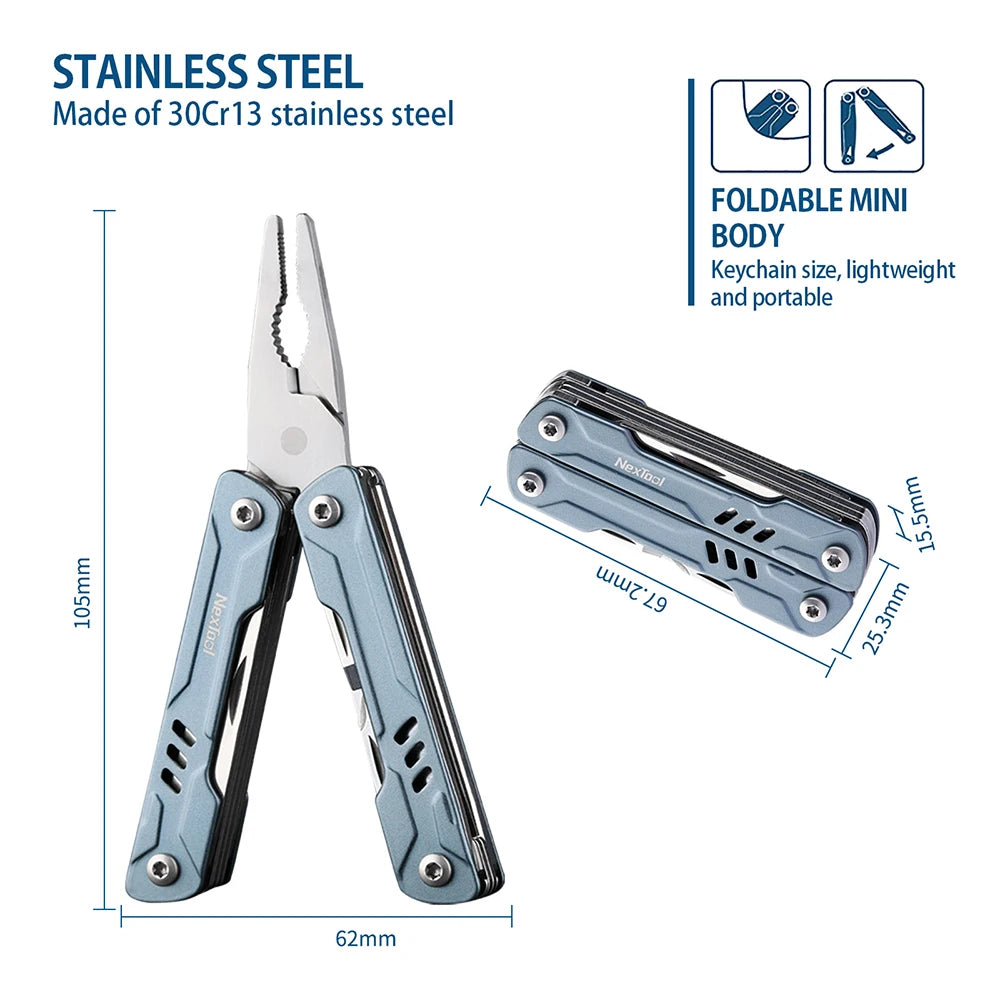 "Nextool Sailor Pro 14-in-1 Multitool: Essential Outdoor & Survival Gear"