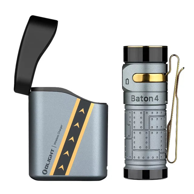 Olight Baton 4 Premium Edition Fighter Pilot  Rechargeable EDC Flashlight 1300 Lumens