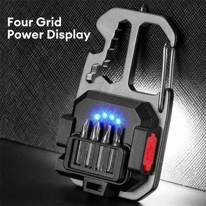 Portable Flashlight Keychain Light 1000 Lumens Bright and Rechargeable Small LED Keychain Flashlight With 7 Modes