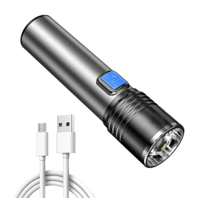 Rechargeable LED UV Flashlight