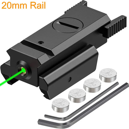 Red Green Dot Laser Sight Type-C Charging Quick Release Hunting Gun Laser Sight Tactical Laser Pointer for Glock Taurus