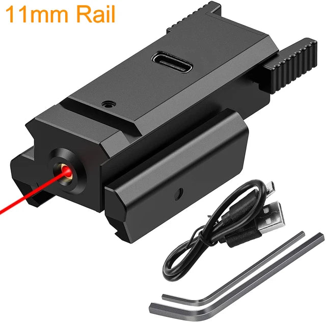 Red Green Dot Laser Sight Type-C Charging Quick Release Hunting Gun Laser Sight Tactical Laser Pointer for Glock Taurus