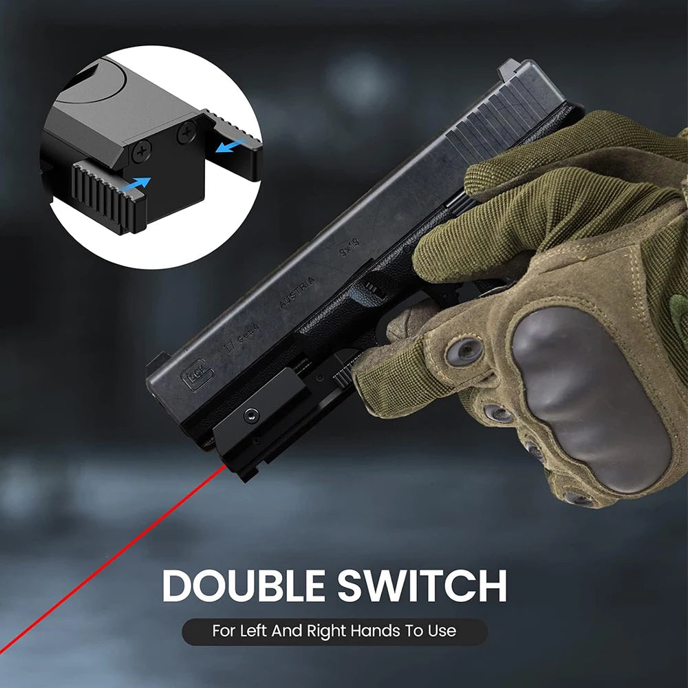 Red Green Dot Laser Sight Type-C Charging Quick Release Hunting Gun Laser Sight Tactical Laser Pointer for Glock Taurus