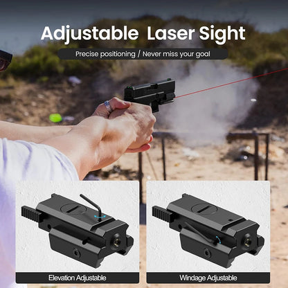 Red Green Dot Laser Sight Type-C Charging Quick Release Hunting Gun Laser Sight Tactical Laser Pointer for Glock Taurus