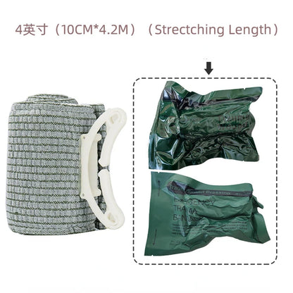 Rhino Rescue 4/6in Israeli Bandage Wound Dressing Emergency Combat Compression Tactical First Aid IFAK Trauma Military Medical