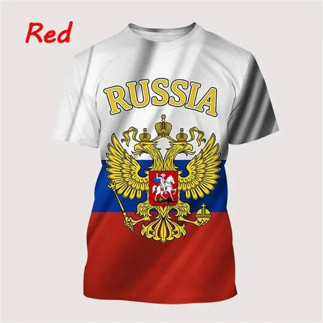 Russian 3D printed T-Shirt