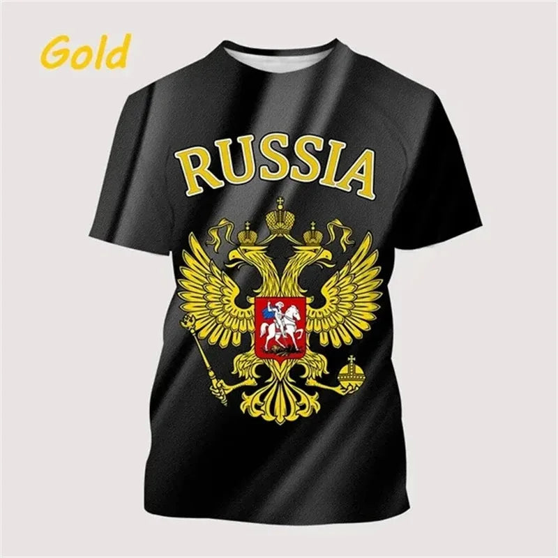 Russian 3D printed T-Shirt