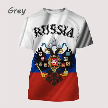 Russian 3D printed T-Shirt