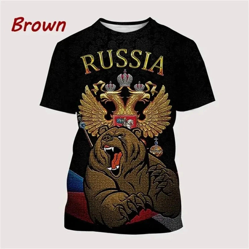Russian 3D printed T-Shirt
