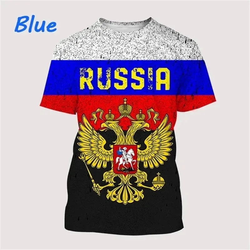 Russian 3D printed T-Shirt