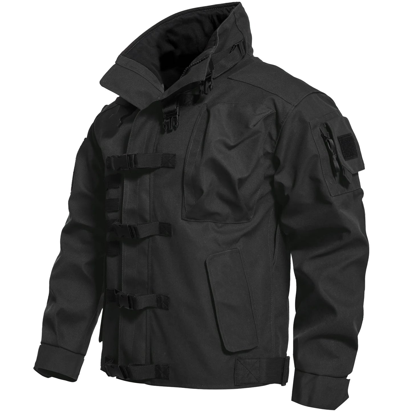 Tactical Techwear  Cargo Jacket Mens Outdoor Sport Functional Windbreaker