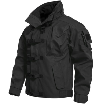 Tactical Techwear  Cargo Jacket Mens Outdoor Sport Functional Windbreaker