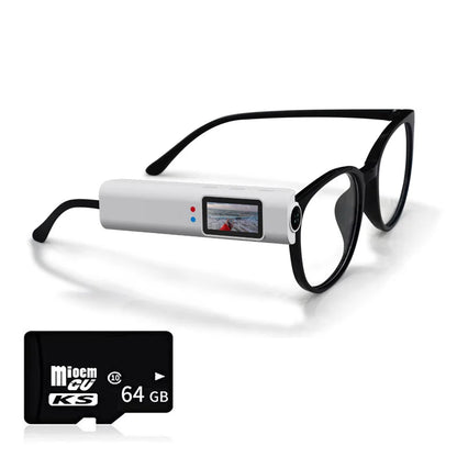 Xion 4K Mini FPV Eyeglasses Attachment  Micro-camera HD WiFi Intelligent Headset Glasses