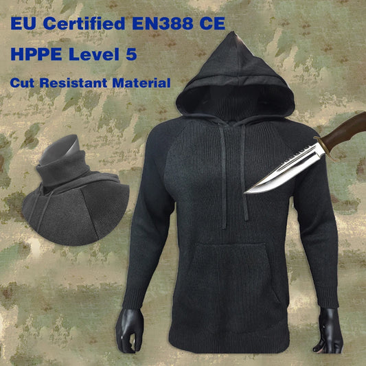 Level 5 Anti-cut Clothing Hoodie With Neck Cover Outdoor Protective Clothing