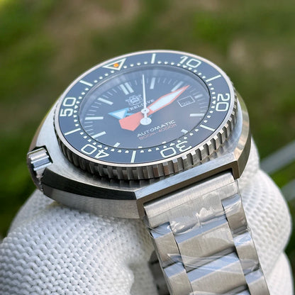 STEELDIVE SD1985 Japan Movement 1200M Waterproof Left-Crown Watch Sapphire Glass Automatic Mechanical Diving Date Watch for Men