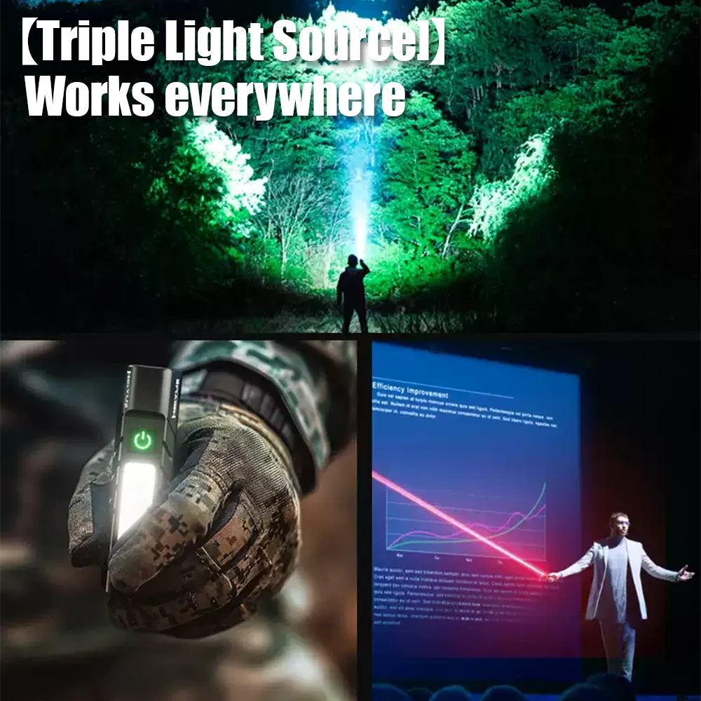 SKYRAY SM55 600Lumen EDC Flashlight  USB C Rechargeable Torch