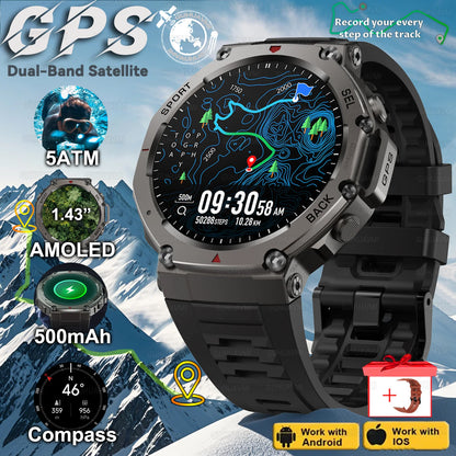 T-Rex 3 Built-in Dual-band GPS Smart Watch