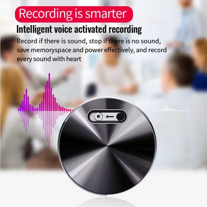 Built-in Magnet Mini Voice Activated Recorder Small Digital Audio Recording Device Sound Dictaphone