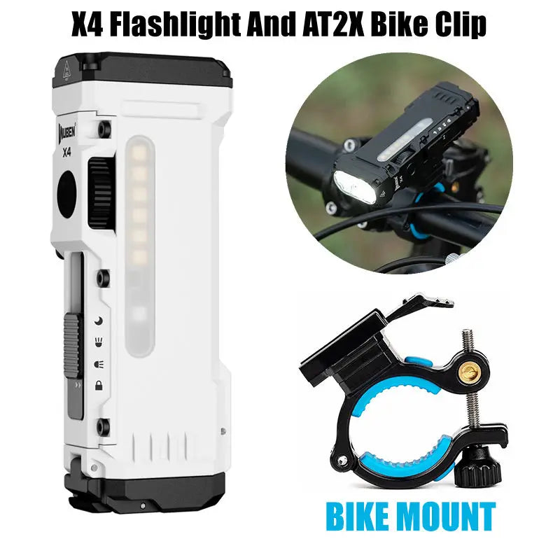 X4 EDC Flashlight 1500 Lumens  RGB Torch