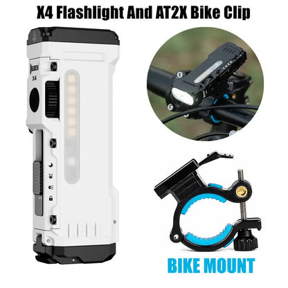X4 EDC Flashlight 1500 Lumens  RGB Torch