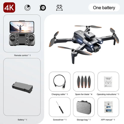 "S1S Pro Drone 2023: 8K HD Camera & 4K Obstacle Avoidance - Foldable Brushless Quadcopter for Aerial Photography, 3km Range"