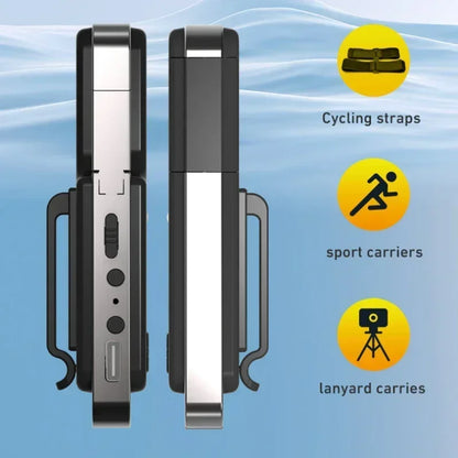2K HD Mini Camera Keychain Outdoor Lighting Camcorder 1080P Sports Cam Motorcycle Riding Waterproof Back Clip Video Recorder DV